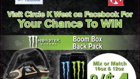 Circle K Monster Sweeps Facebook Update